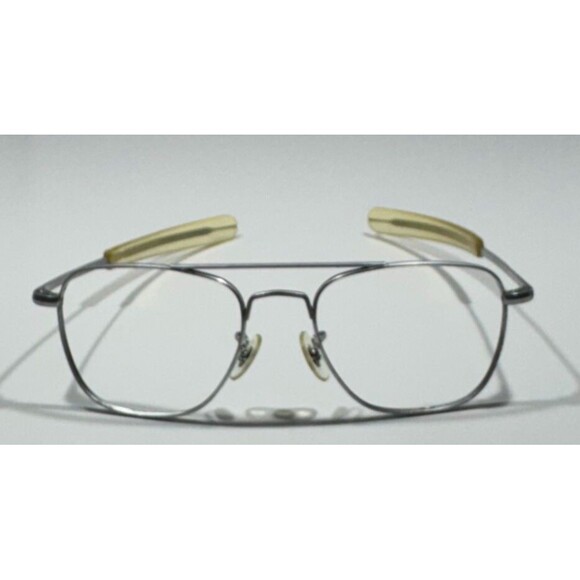 Randolph Engineering Sunglasses 5 1/2 Aviator Pilot 52-20-140 Silver FRAMES ONLY - Picture 1 of 8